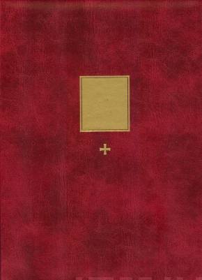 Pieni kirkkokansio punainen A5 (rukouksilla, 6020KK)