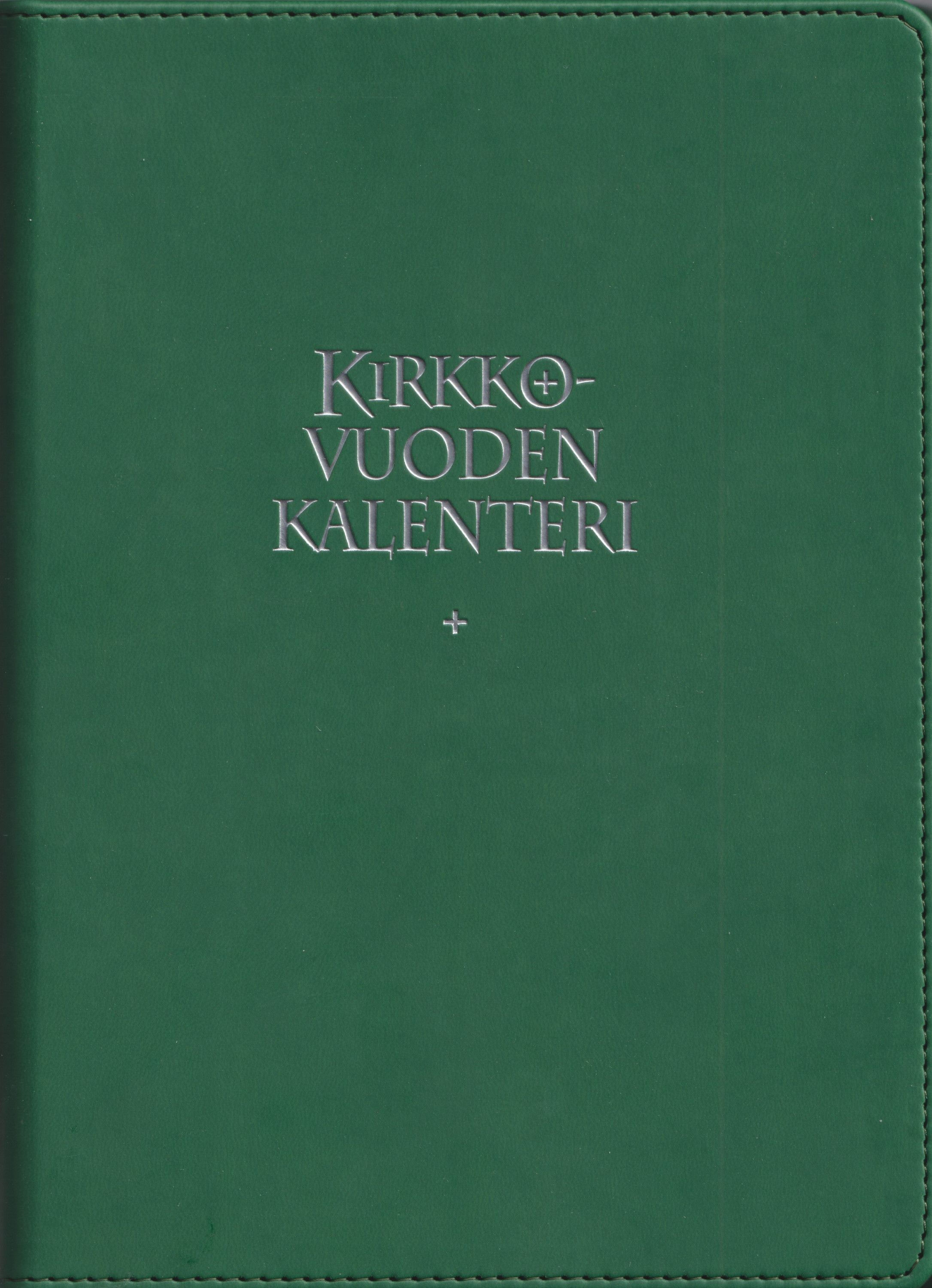 Kirkon Viikkokalenteri 2024 + Metsänvihreät Pujotuskannet, Kynäpidike ...